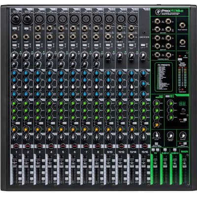 Mackie ProFX16v3 16-Channel 4-Bus Effects Mixer w/USB ProFX16 v3 +Snake Cable image 2