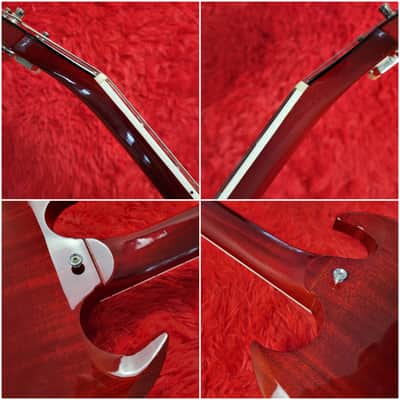 Epiphone Limited Edition '61 SG LQ Lacquer SG Standard 2006 - Cherry - All Original With Original Gigbag - Made In Japan MIJ image 13