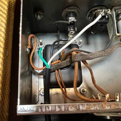 1957 Vintage Fender Tweed Princeton Combo Amp 5F2 image 9