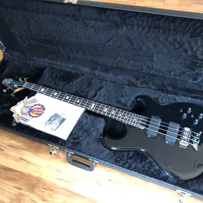 Alembic Custom Bass 4 string Bass 2019 Gloss Black Spoiler image 24