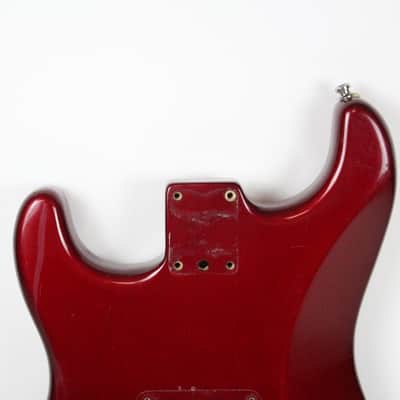 2000 Fender Big Apple Stratocaster BODY Candy Apple Red American USA Made Lightweight 4.2 LBS image 10