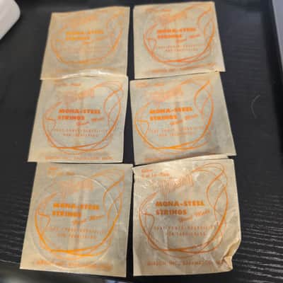 Gibson Mona-Steel strings 1 set with plain second no. 240 made in USA image 2