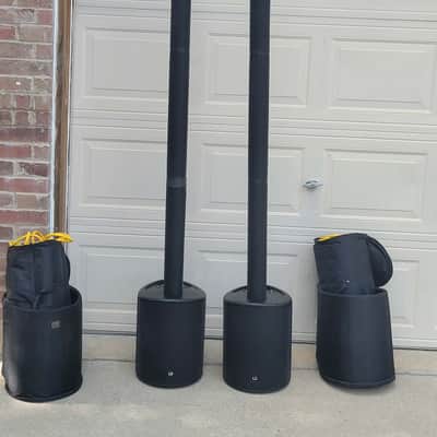 A pair of LD Systems MAUI5 800w All-in-One PA System with Bluetooth 2020s - Black w/ Bags and Covers image 7