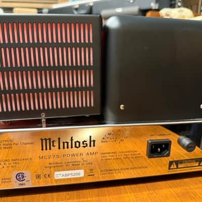 McIntosh MC275 MK VI 75-Watt Stereo Tube Power Amplifier 1961 - 1971 - Silver image 12