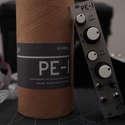 ALM/Busy Circuits ALM016 PE-1 Dual Band Parametric EQ Eurorack Synth Module 2016 - Present - Silver image 1