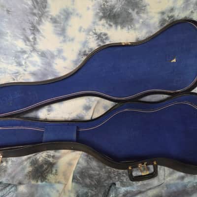 Vintage RARE 1964 Palmer by Kawai Japan Solid Body Twin Gold Foil Guitar Mirror'd Pickguard New Strings Pro Setup Original Soft Shell Case image 14