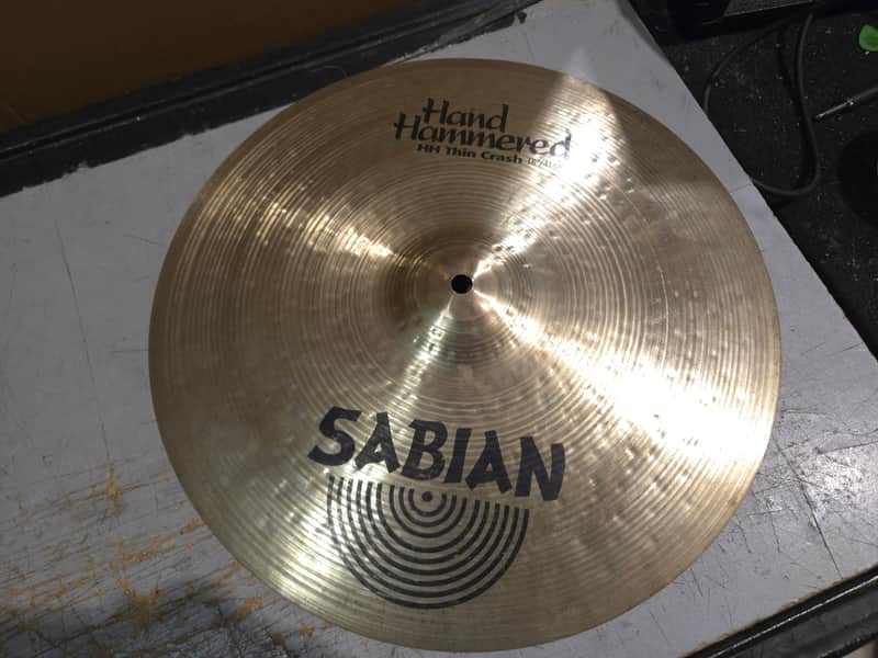 Sabian 16" HH Hand Hammered Thin Crash Cymbal 1992 - 2015 - Natural image 1
