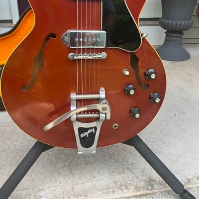 Gibson ES-330TD 1967 - Long Neck - Sparkling Burgundy image 2