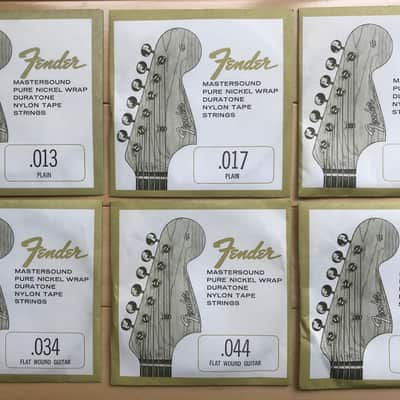 Fender F-50 Set Vintage Flatwound N.O.S Strings 1970's Pure Nickel image 2
