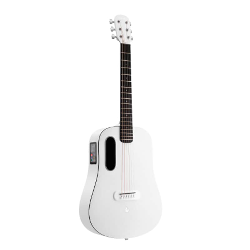 Refurbished LAVA ME play Smart Guitars HILAVA 2.0 System Acoustic Electric Guitar,Right Handed 6 Steels String Acustica Guitarra For Adults & Teens & Beginner (36', LITE BAG,Sail White) image 1