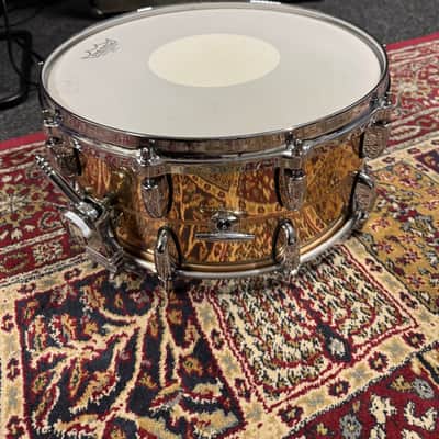 Gretsch G4169B USA Custom Bronze 6.5x14" 20-Lug Snare Drum 2016 - Present - Polished Bronze image 4