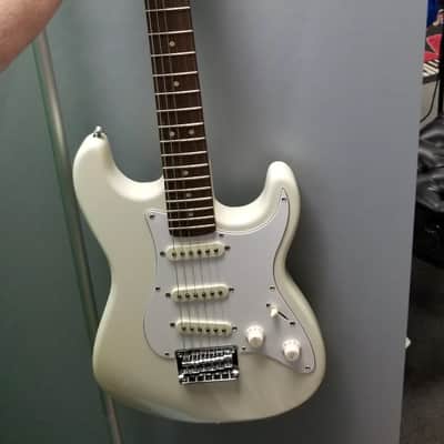 Squier By Fender Stratocaster Guitar Cream image 6