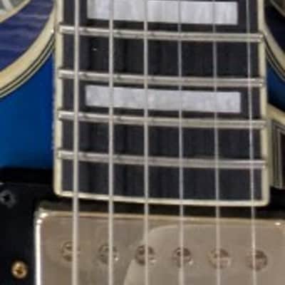 Ibanez AM93QMJBB Artcore Expressionist Semi Hollow Electric Guitar Jet BlueBurst image 3