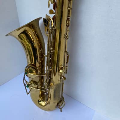 Vintage Silvertone Tenor Saxophone with Mouthpiece, Hard Case – Ready to Play 🎷 image 12