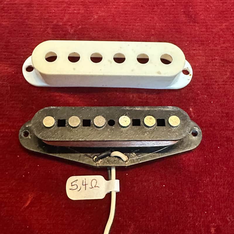 Fender Stratocaster pickup USA 80-81 Black image 1