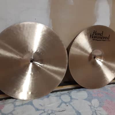 Sabian 14" HH Hand Hammered Regular Hi-Hat Cymbals (Pair) 1992 - 1998 - Natural image 12