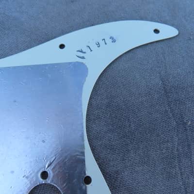 FENDER  STRATOCASTER PICKGUARD 3 ply very EARLY 1970's 1973 CLEAN! ORIGINAL! image 4