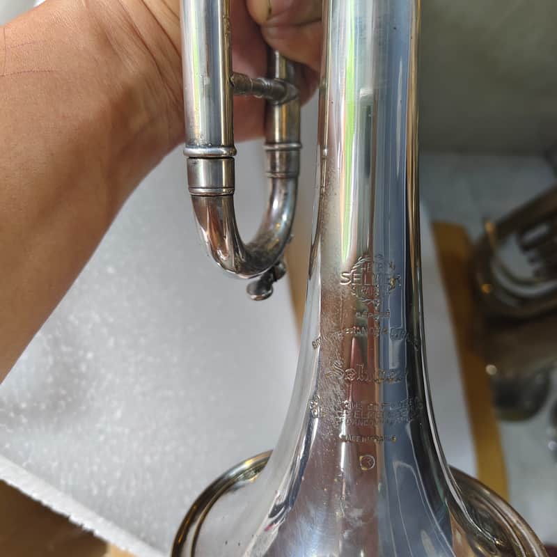 Selmer balanced trumpet 1957 S/N 18719 1957s - Silver plating image 1
