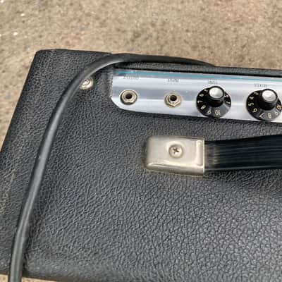 Fender Spring Reverb Unit Head Vintage Silverpanel 70s  Tags Electric Guitar tube head effect - Silver panel black image 8