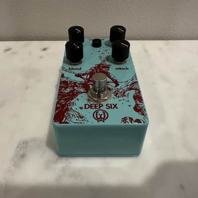 Walrus Audio Deep Six Compressor V1 2012 - 2018 - Blue / Red Diver image 2