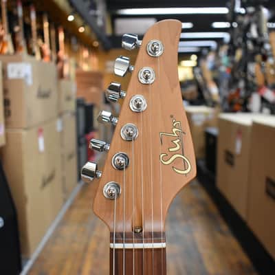 Suhr Standard Plus Electric Guitar Trans Honey Amber Burst w/Padded Gig Bag image 7