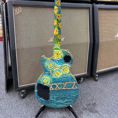 Gibson Les Paul Studio Waukesha Guitar Town Project Starry Night image 8