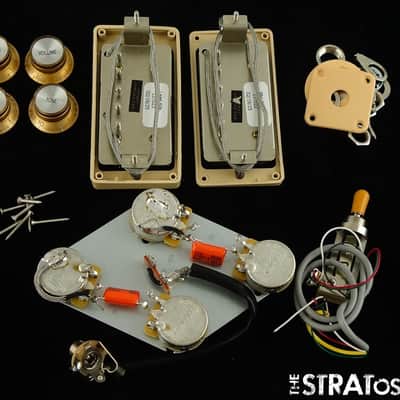 USED Gibson Les Paul Standard 60s Double Trouble Burstbucker PICKUPS POTS KNOBS image 2