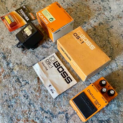 Boss DS-1 Distortion “Silver Screw” “Long Dash” MADE IN JAPAN 1980 image 1