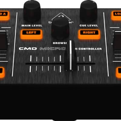 BEHRINGER CMD MICRO Compact 2-Deck USB DJ MIDI Controller + Full Warranty image 3