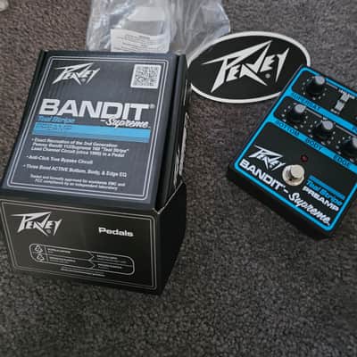 Peavey Bandit Supreme Teal Stripe Preamp 2025 - Present - Black / Teal image 4