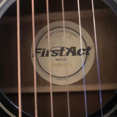 FIRST ACT ELECTRIC ACOUSTIC MG521 2019 BLACK image 3