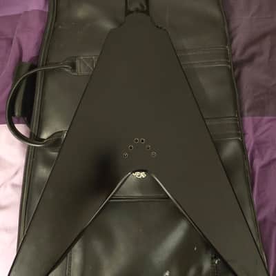 Epiphone Gothic '58 Flying V – UPGRADED - JB/’59 Pickups, Schaller Locking Tuners, Dunlop Straplocks, Excellent Condition image 2