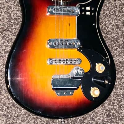 Vintage Teisco del ray Model et 200 Electric guitar made in japan 1965 image 3