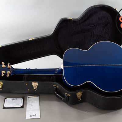 2015 Gibson Custom Shop Limited Edition SJ-200 – Trans Blue | OHSC + COA | Rare image 7