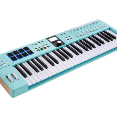Arturia KeyLab Essential 49 Mk3 MIDI Keyboard Controller (Aquamarine) image 3