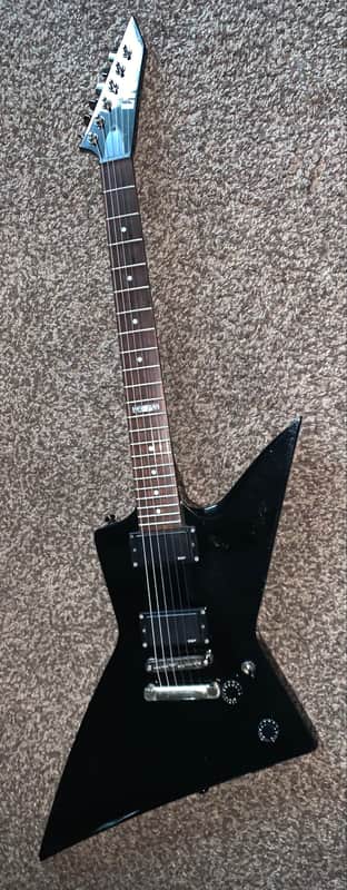 ESP LTD EX-260 Black electric guitar image 1