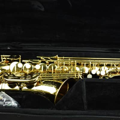 King LE-300 Alto Saxophone USA Made Student Alto High F# w/ Case image 12