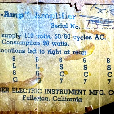 ~ 1949 Fender Pro Tweed image 6