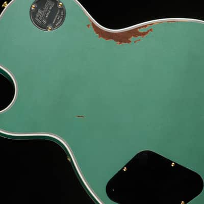 2024 - Gibson Custom Shop PSL Murphy Lab Les Paul Custom Heavy Aged Inverness Green 9.13 #CS400139 image 12
