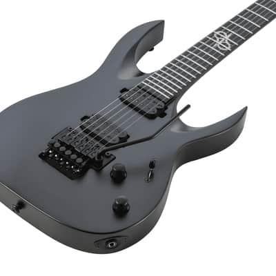 Solar Guitars A1.6FRC Carbon Black Matte Floyd Rose Guitar Stainless Steel Jumbo Frets image 3