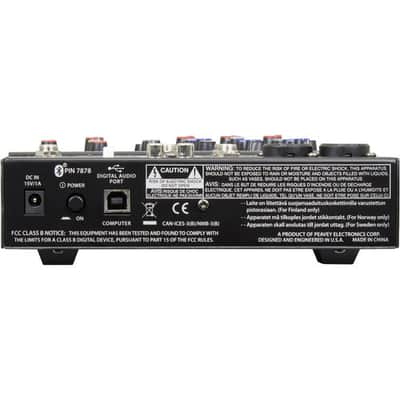 Peavey PV®6BT Compact Mixer 6 Channel with Bluetooth image 3