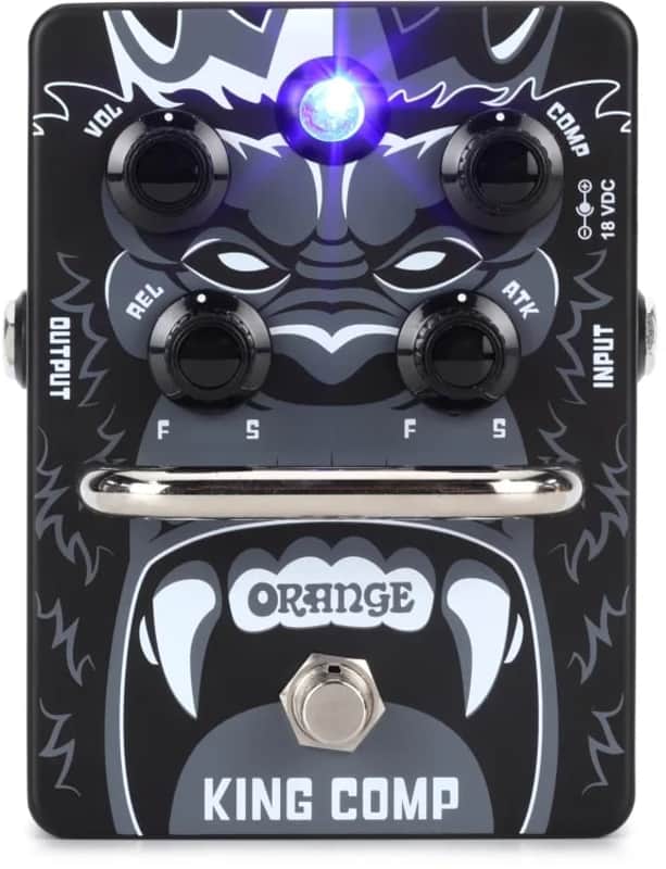 Brand New Orange King Comp VCA Electric Guitar Compressor Pedal image 1