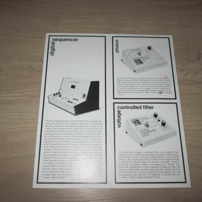 Oberheim 4/2-voice/SEM Catalog–1975- Very Rare - Original Vintage Synthesizer Brochure - Ultra Rare image 6