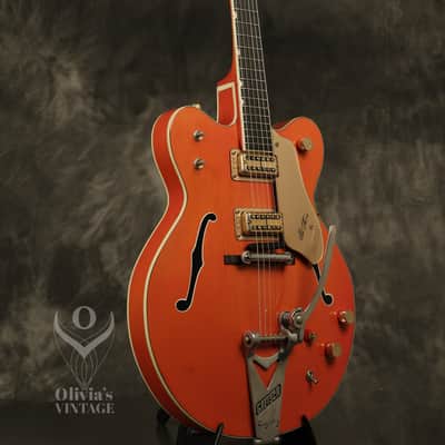 1964 Gretsch Chet Atkins 6120 Nashville Western Orange with HANG TAG image 10