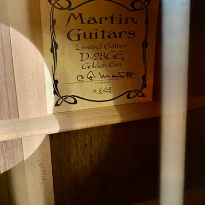 Martin D-28 GE Golden Era Limited Edition 2003 image 15