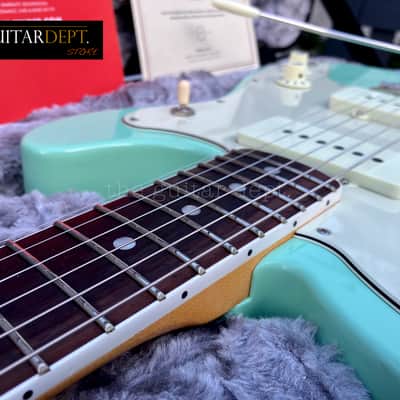✭PRISTINE!✭2018 Fender American JAZZ TELE ✭ Parallel Universe ✭ SURF GREEN ✭ Jazzmaster ✭ COA ✭ OHSC image 8