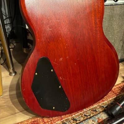 Upgraded, Modified & Distressed Gibson SG Special Faded with Rosewood Fretboard, Faded Worn Cherry w/HSC image 12