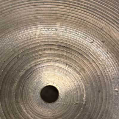 Zildjian A Series 14" New Beat Hi-Hat Bottom Cymbal ONLY 1256g.  1960s image 7