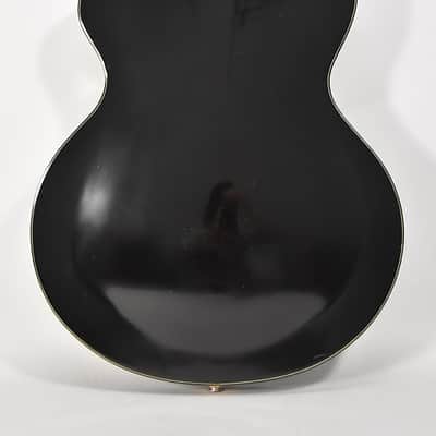 1993 Jim Triggs Round Midnight Archtop Black Finish image 10