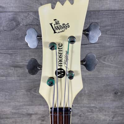 Mosrite Ventures Bass 1964 - Pearl White image 13